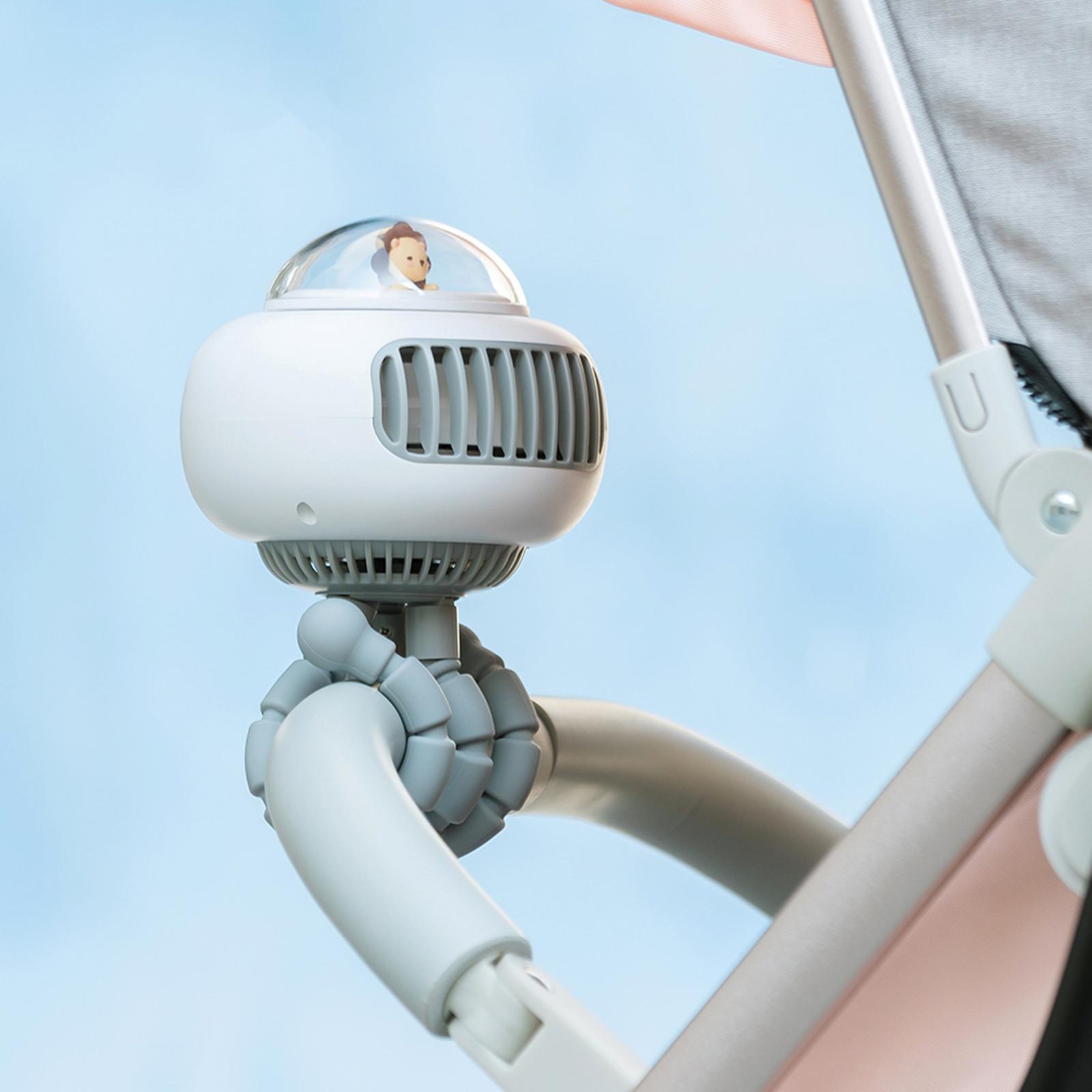 USB Handheld Cooling Fan for Students Dormitory Baby Stroller Desktop