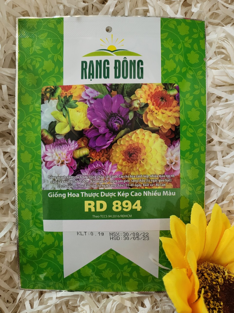 Hạt Giống Hoa Thược Dược Kép Nhiều Màu