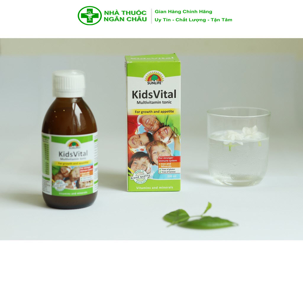 Siro Kids Vital Made in Germany - Bổ sung 14 loại vitamin & và khoáng chất