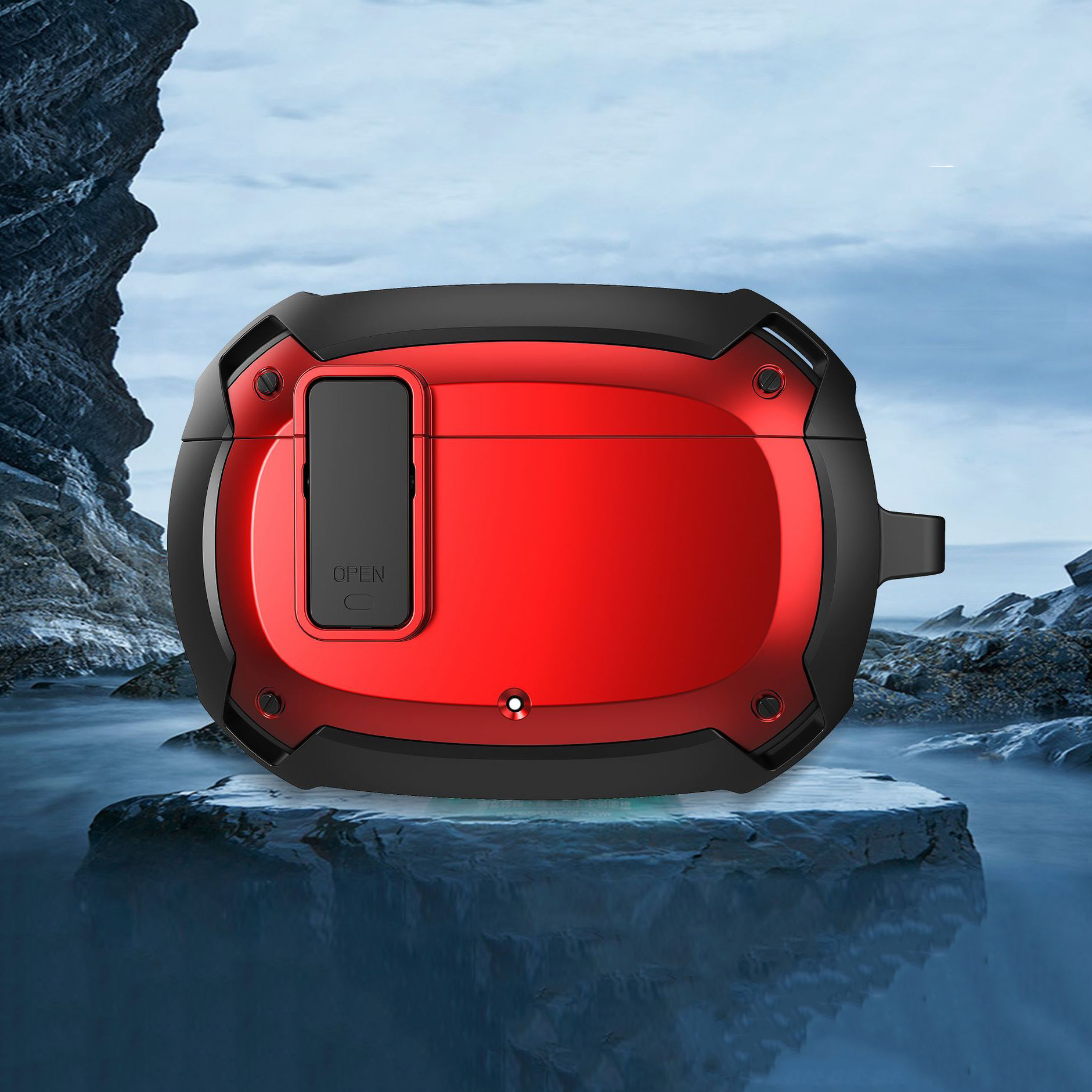 Bao Case Ốp Chống Shock Có Khóa Chống Thất Lạc Rơi Tai Nghe cho Beats Studio Buds / Beats Studio Buds +