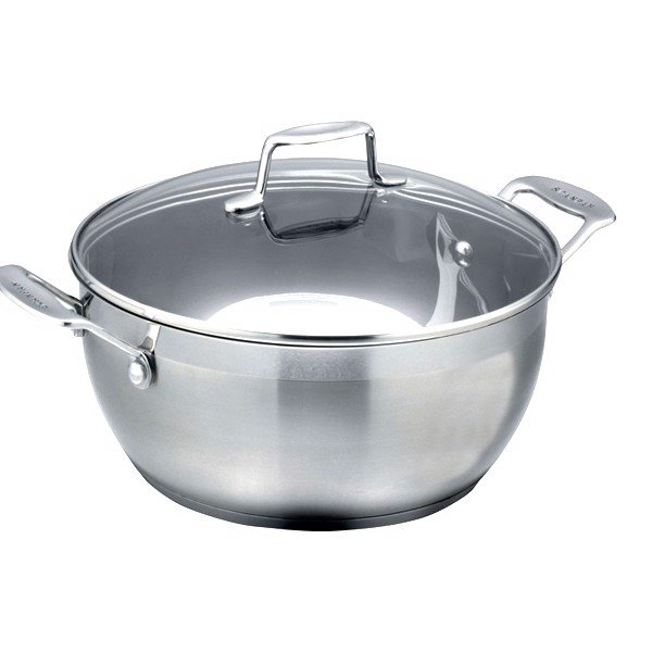 Hình ảnh (Ảnh thật) Nồi luộc gà inox đáy từ Scanpan Impact 32cm 71553200, dung tích 8.5l, đúc đáy 3 lớp, an toàn trong máy rửa bát