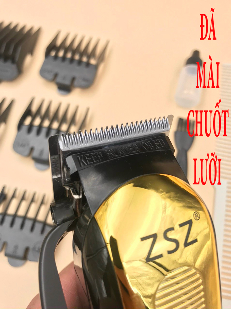 Tông đơ lưỡi thép cao cấp ZSZ F35 chuyên dụng - đầy đủ phụ kiện kèm theo , nguyên hộp