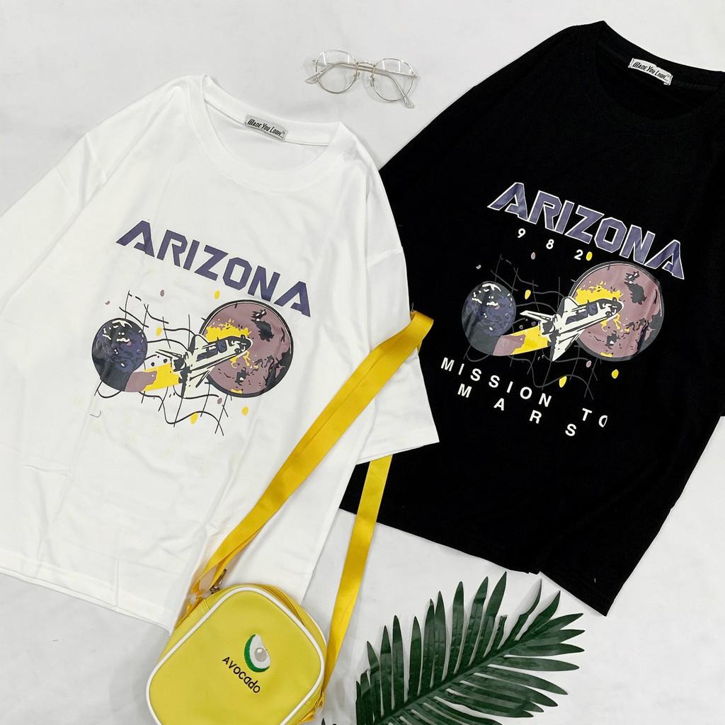 Áo thun tay lỡ form rộng ARIZONA ulzzang couple nam nữ UNISEX
