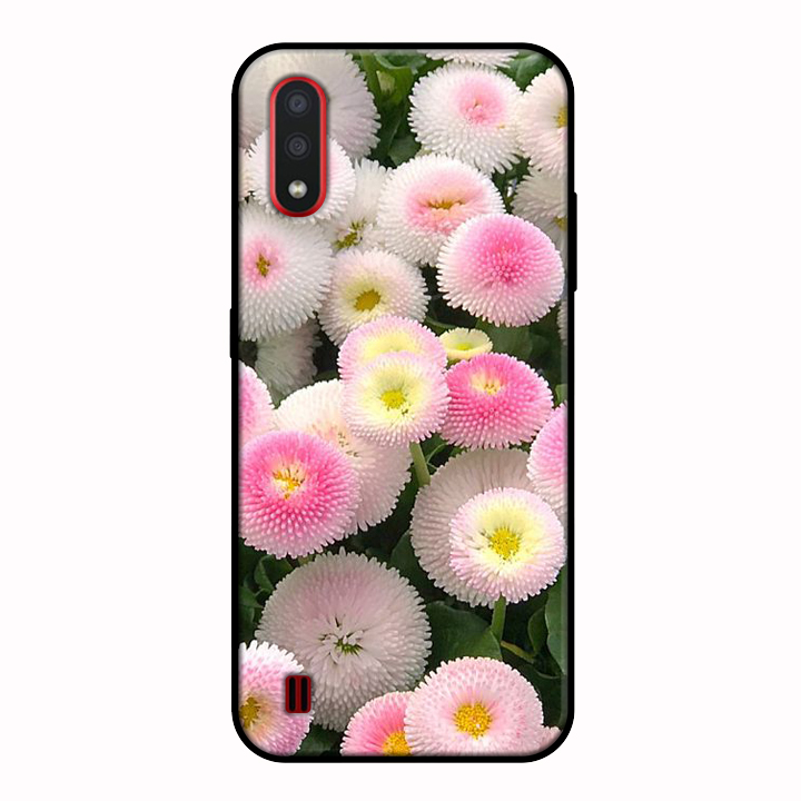 Ốp lưng điện thoại Samsung Galaxy A01 viền dẻo TPU BST HOA Mẫu 5