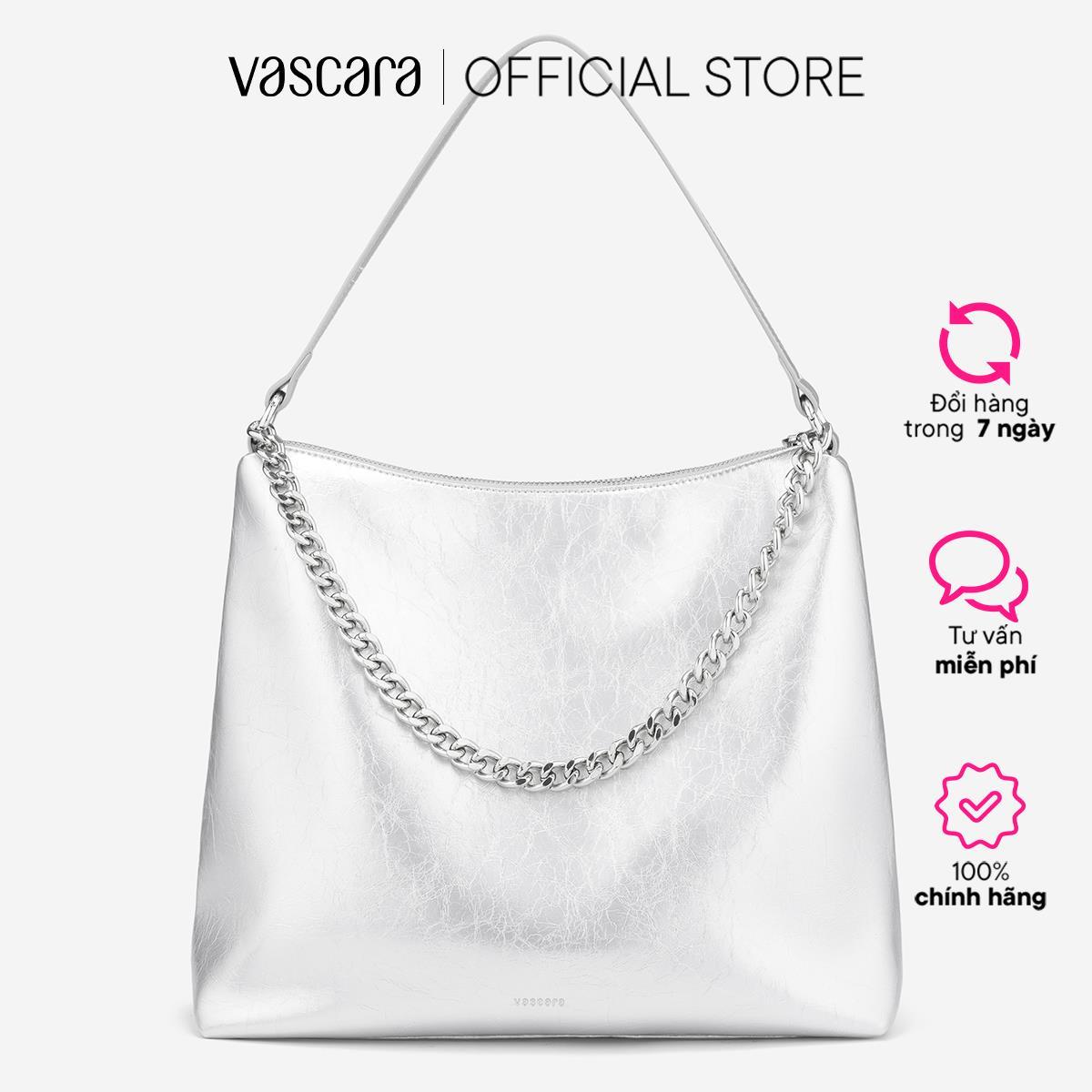 Vascara Túi Đeo Vai Phom Mềm Phối Xích - TOT 0174