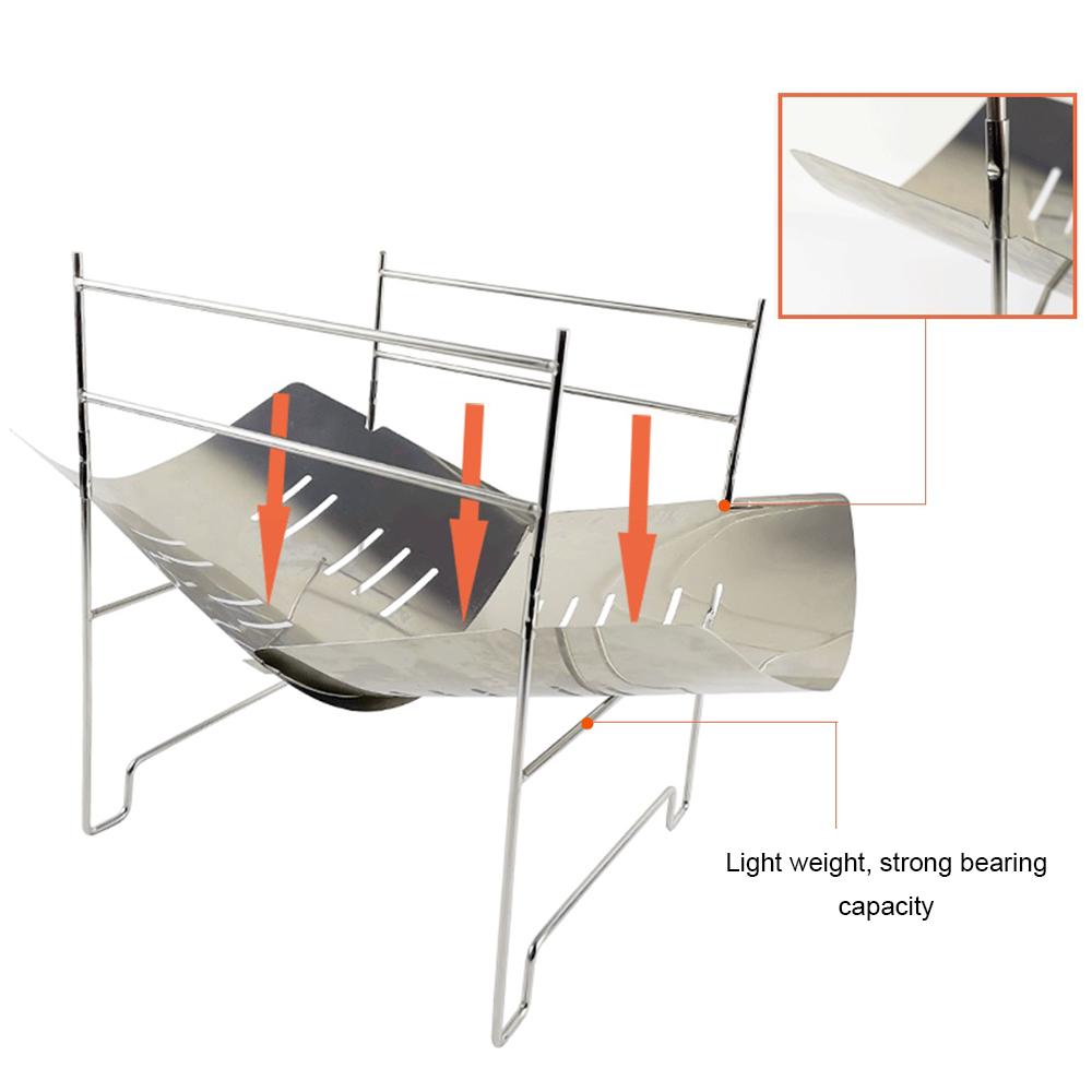 Lò nướng/ lò sưởi di động bằng thép không gỉ