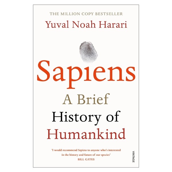 Sách Ngoại Văn - Sapiens : A Brief History of Humankind ( Bìa Trắng )