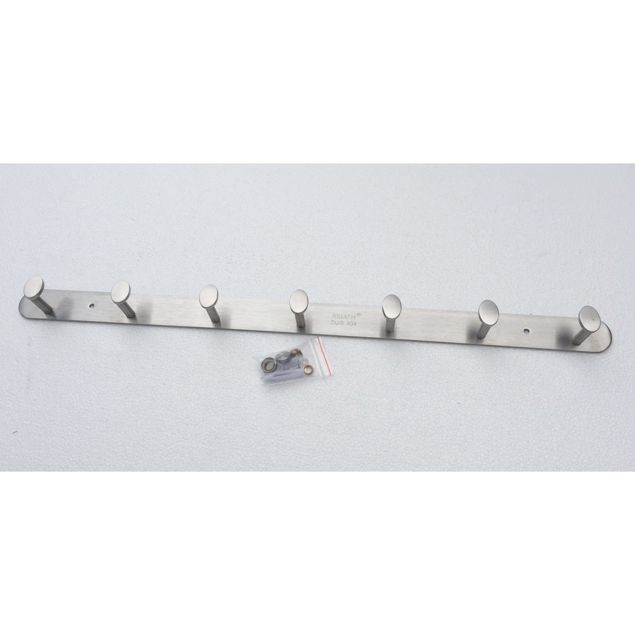 Móc Treo Quần Áo 7 Chấu Inox 304 Kibath - Inox 04 Mờ