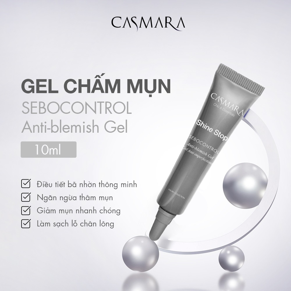 Gel Chấm Mụn Casmara Sebo Sebocontrol Anti-Blemish Gel 10ml