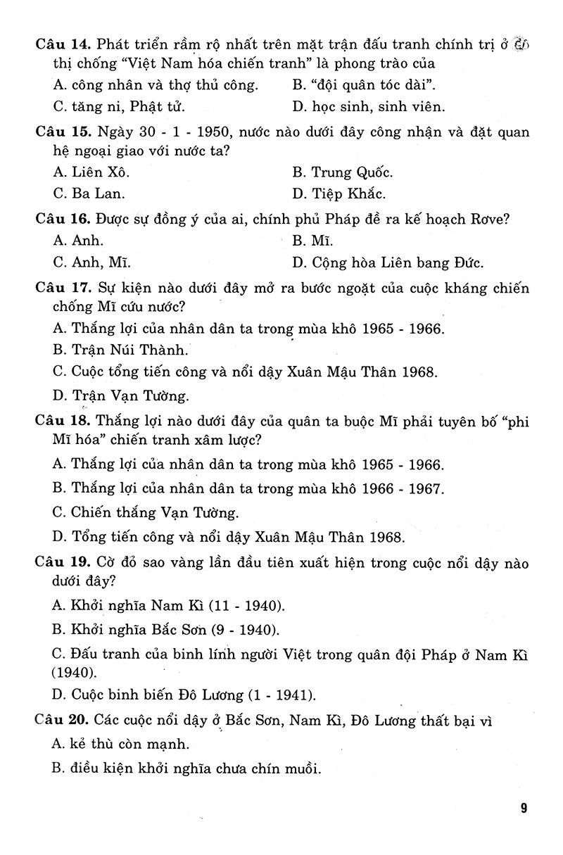 Hình ảnh 36 Bộ Đề Trắc Nghiệm Ôn Thi Trung Học Phổ Thông Quốc Gia 2019 - Khoa Học Xã Hội