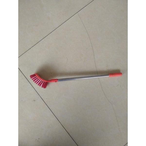 Combo cọ toilet bồn cầu inox cầm tay dài chắc chắn