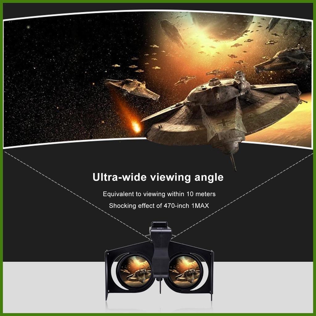 Kính Thực Tế Ảo 3D Có Thể Gập Lại Dễ Dàng Mang Đi