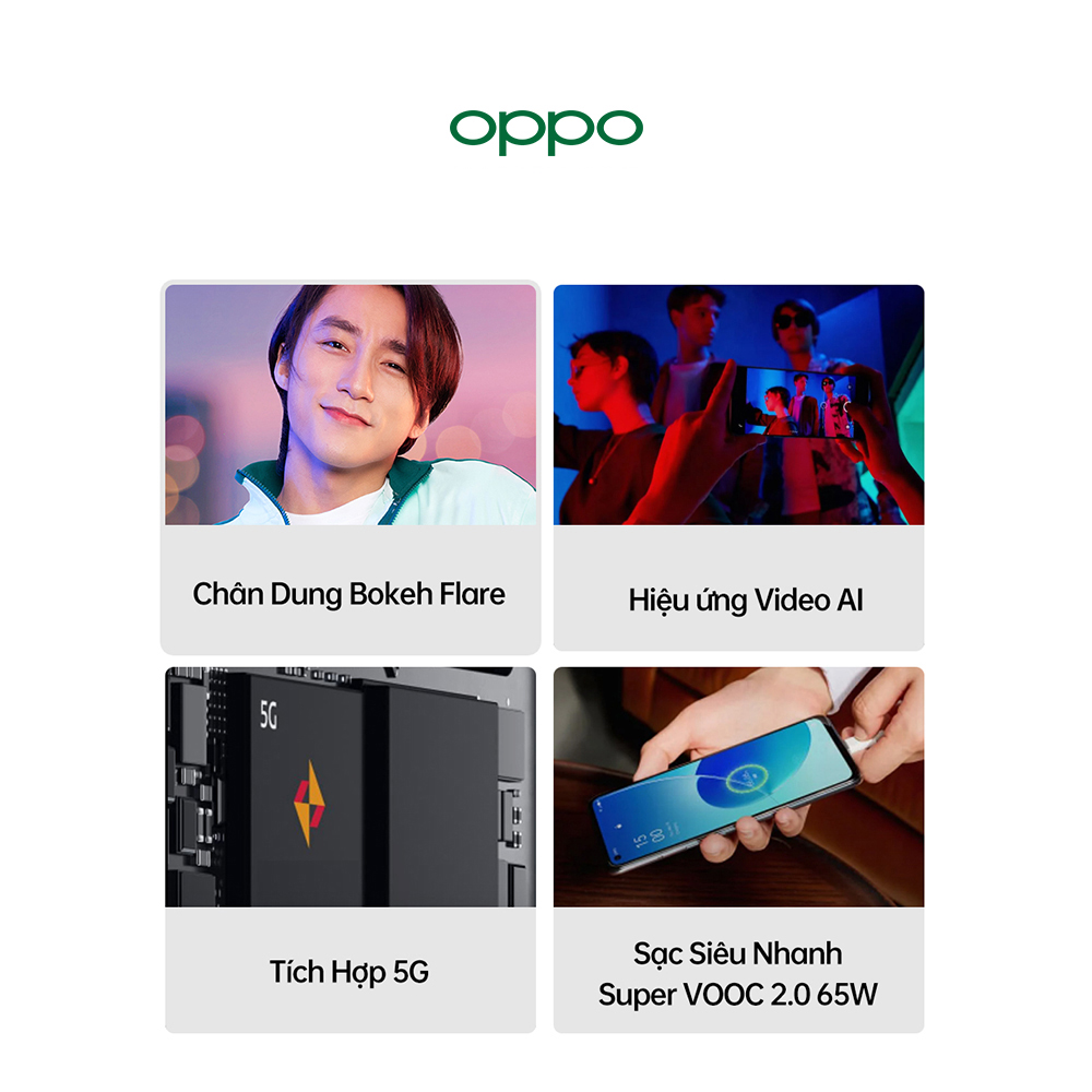 Điện Thoại Oppo Reno 6 5G (8GB/128G) - Hàng Chính Hãng