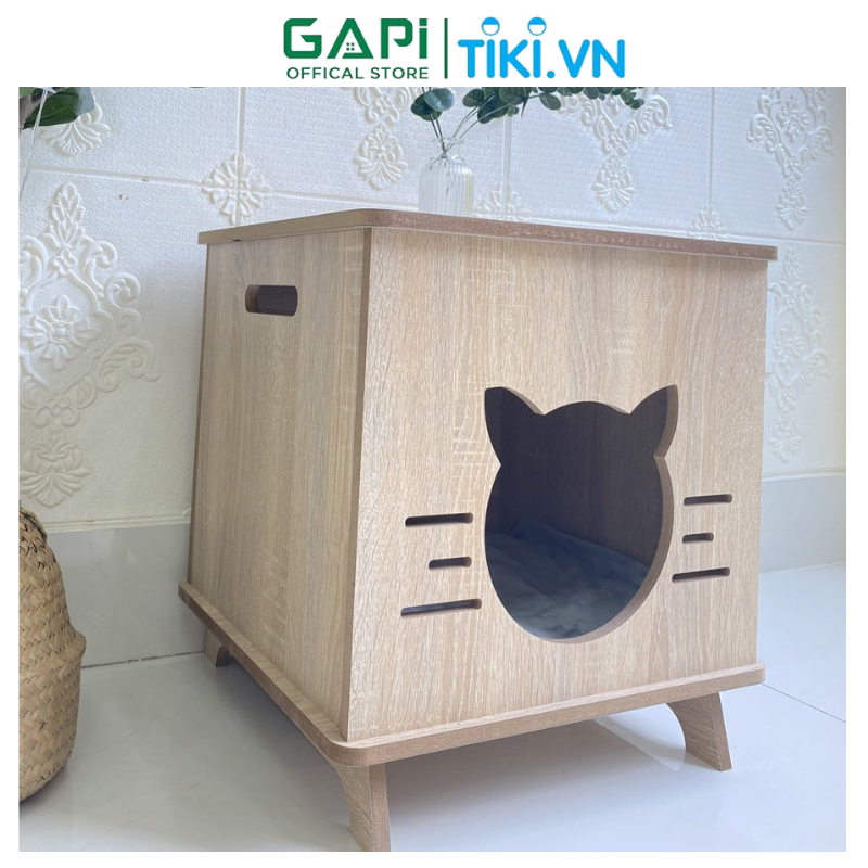 Nhà thú chưng GAPI PET, nhà dành cho mèo thiết kế thông minh, hiện đại phù hợp với các boss GP203
