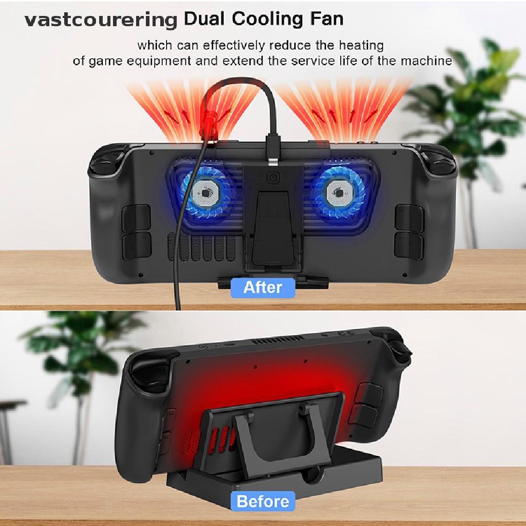 Quạt Làm Mát Vast Với Bộ Chuyển Đổi Hai Cổng C Cho Máy Chơi Game Hơi Nước Nintendo Switch EN