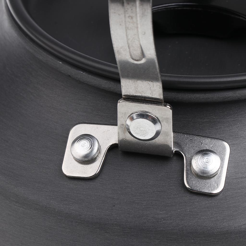 1.1L Portable Ultralight Camping Water Kettle Hiking BBQ Coffee Pot Teapot