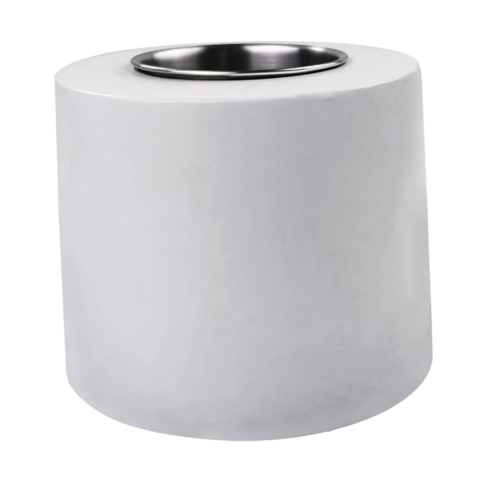 Tabletop Bio Ethanol Fireplace Bowls Concrete Burning Table Top Firepit Pits for Garden Parties