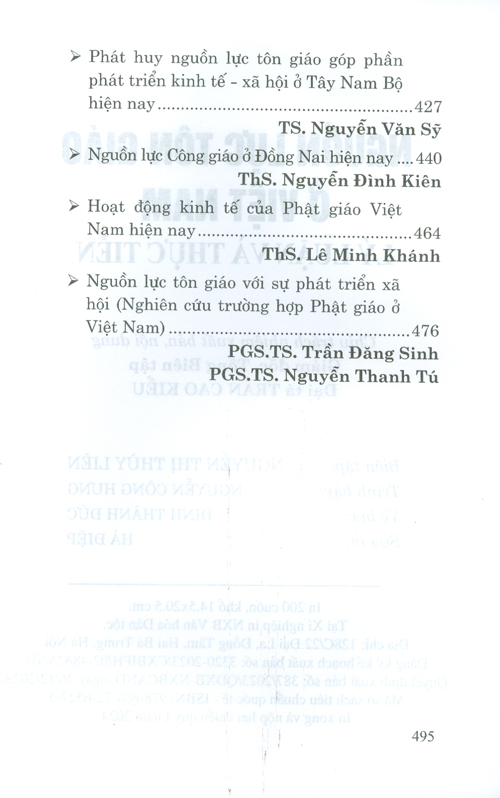 Nguồn Lực Tôn Giáo Ở Việt Nam Lý Luận Và Thực Tiễn