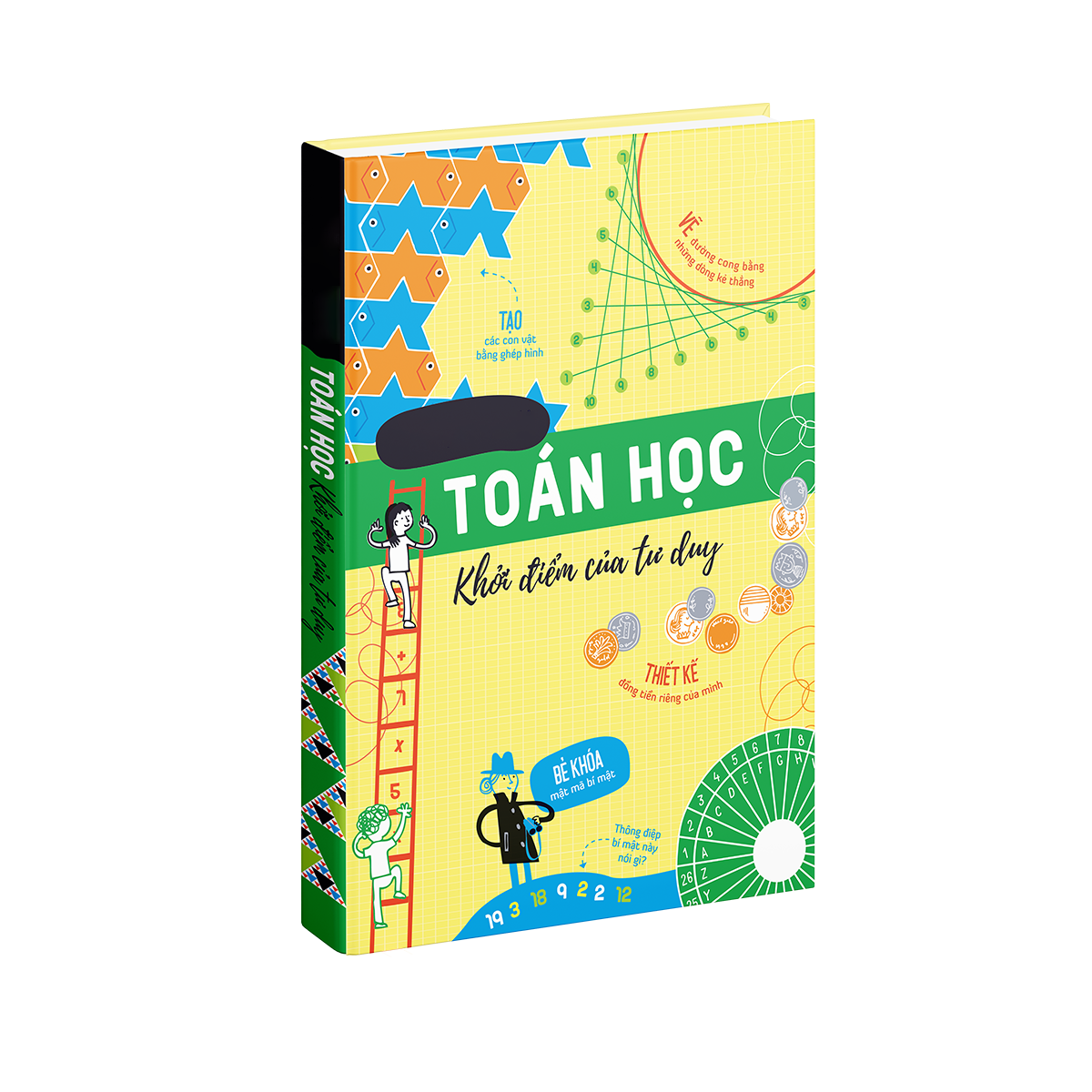 Sách Khởi điểm tư duy Toán học Sách phát triển tư duy cho bé 5 – 10 tuổi bìa cứng in màu Á Châu Books