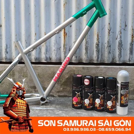 Sơn SAMURAI KUROBUSHI Y155* MÀU BẠC PHA LÊ chính hãng - Sơn phun xe máy SAMURAI SÀI GÒN