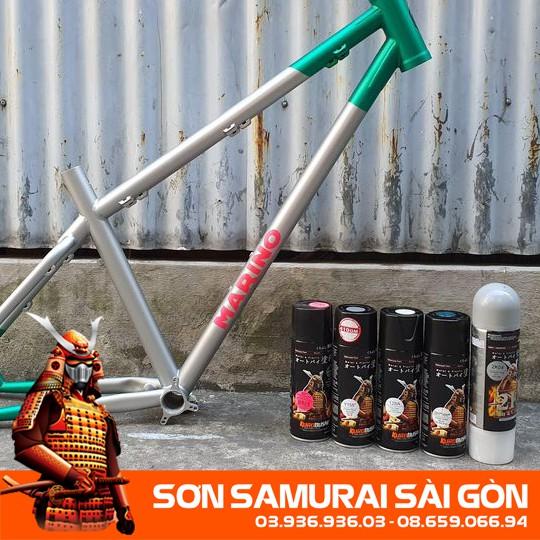 Sơn SAMURAI KUROBUSHI Y155* MÀU BẠC PHA LÊ chính hãng - Sơn phun xe máy SAMURAI SÀI GÒN