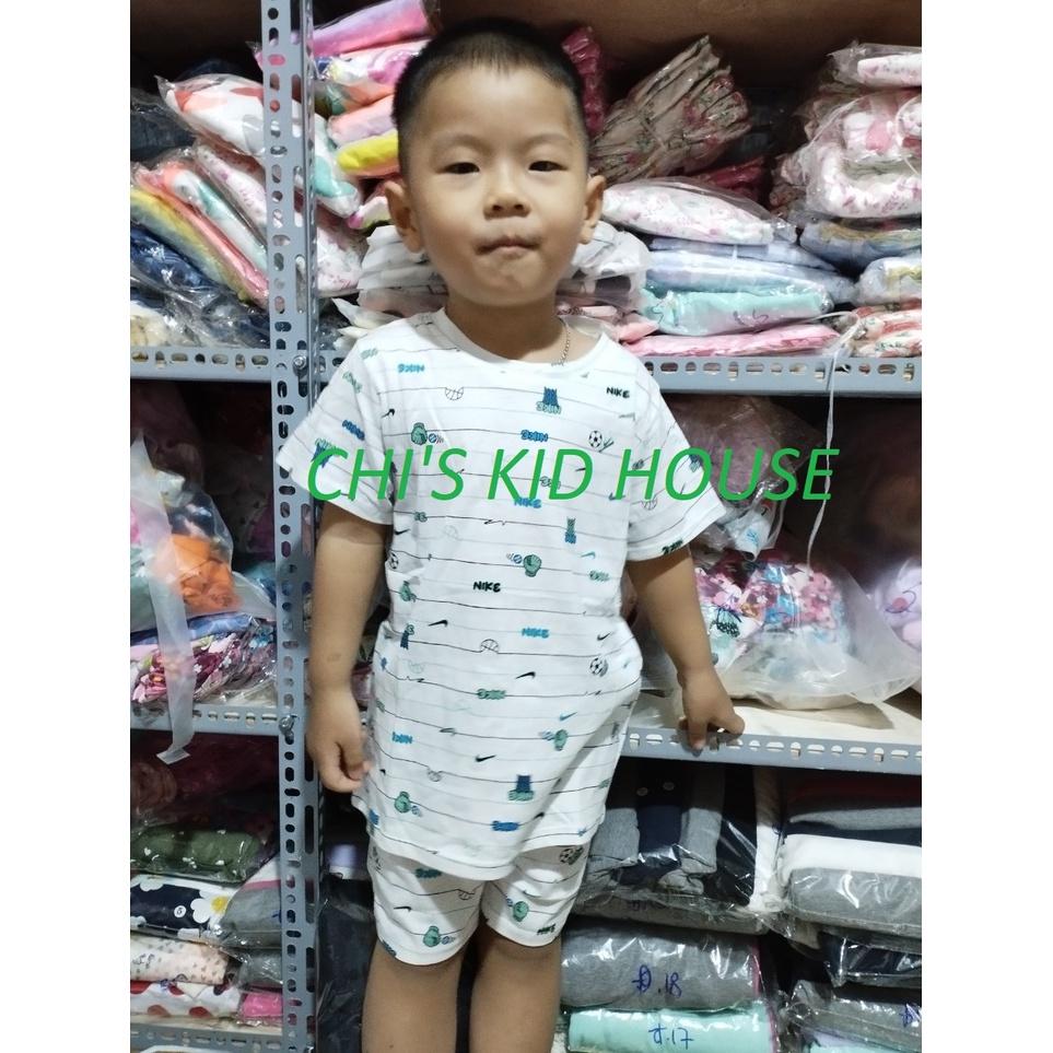 ĐỒ BỘ BÉ TRAI THUN COTTON 2 CHIỀU MỀM MÁT THẤM HÚT MỒ HÔI 9-30KG