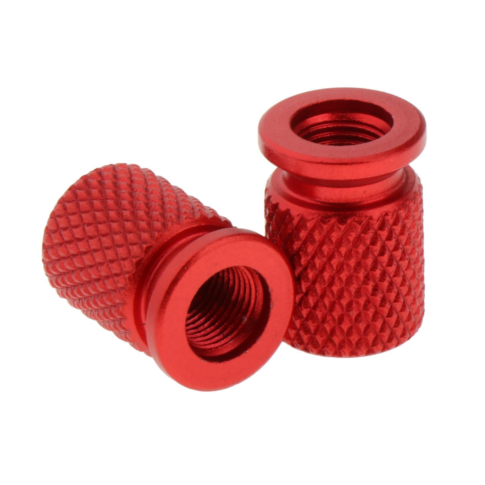 2 Pieces Car Motorcycle Tire Stem Valve Caps Aluminium Alloy Wheel Valve Covers Dustproof