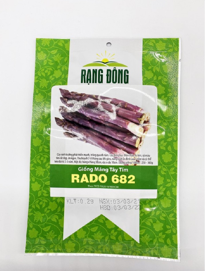 Hạt giống Măng tây tím Rạng Đông HGMRD682