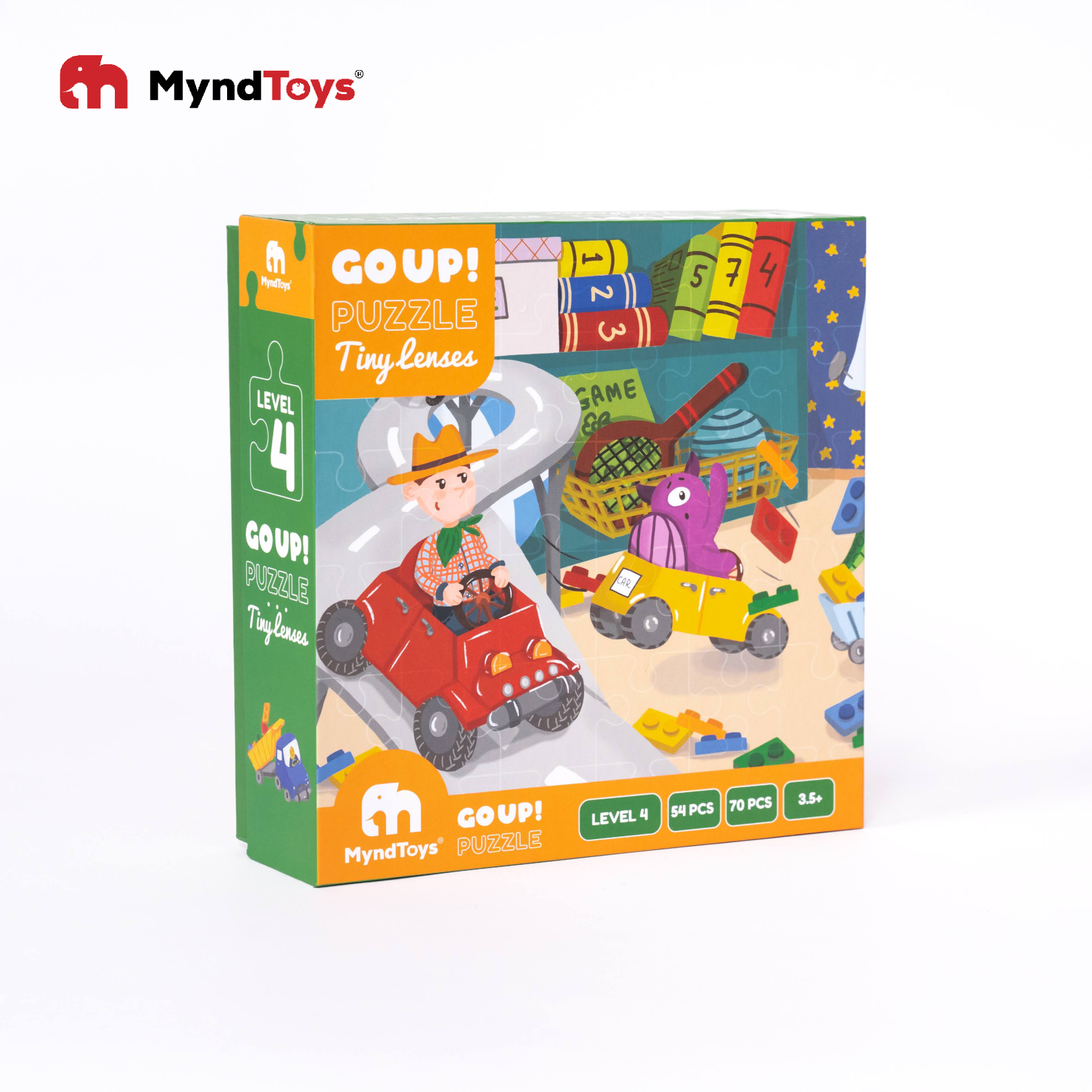 Đồ Chơi Xếp Hình Myndtoys Go Up! Puzzle Level 4 - Tiny Lenses Dành Cho Bé Trên 3.5 Tuổi