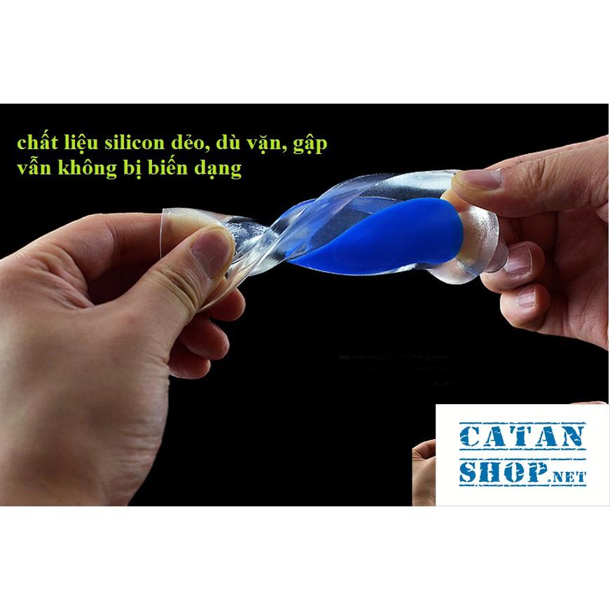 Lót giày tăng chiều cao silicon 1.5cm bảo vệ gót chân, phòng ngừa, giảm đau gai gót chân, chai chân GD240-LGiayBVKD