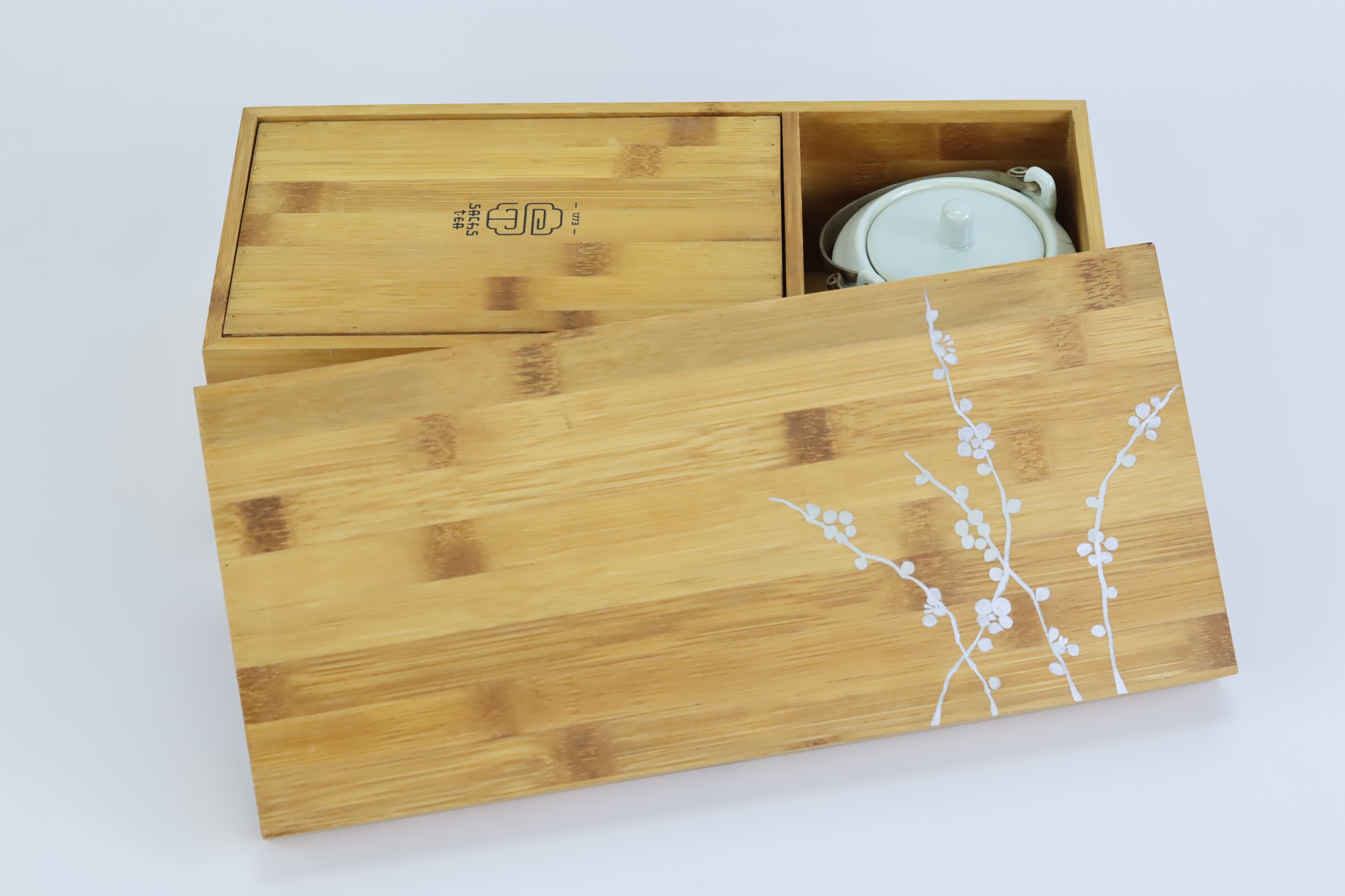 Bộ ấm trà Hoa Mai SACHS TEA 1773 làm bởi nghệ nhân sang trọng cao cấp
