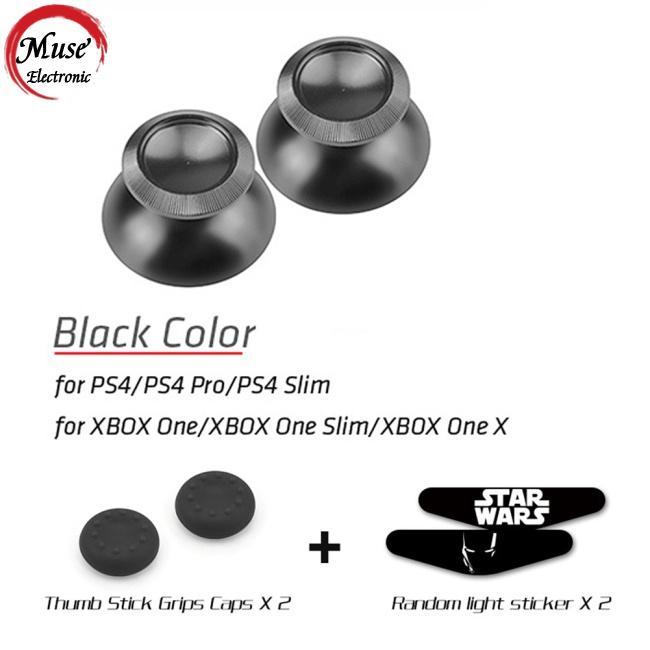 Bộ Nút Bấm Hình Nấm Bằng Kim Loại Thay Thế Cho Tay Cầm Chơi Game Ps4 / Ps Slim / Ps4 Pro / Xbox One S / Xbox One X