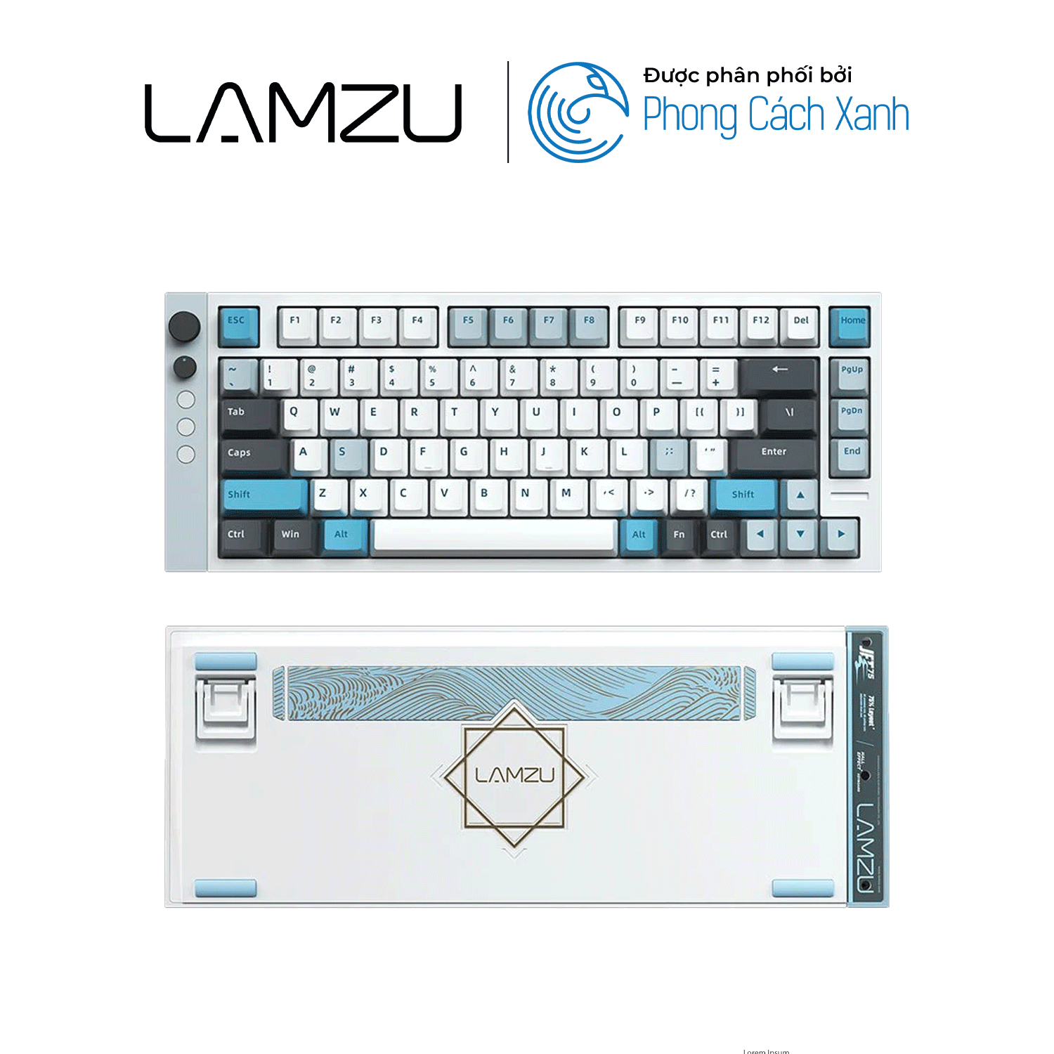 Bàn phím HE Lamzu Jet 75 8K - Hỗ trợ Rapid Trigger - Hàng Chính Hãng
