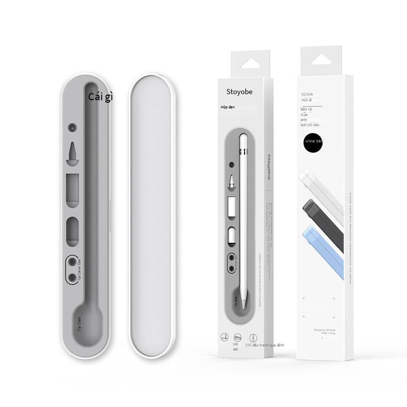 Vận Chuyển Nhanh Chóng Thích Hợp Cho Apple Pencil Hộp Bút Hút Từ Tính Apple Thế Hệ 1 Bút Điện Dung Thế Hệ 2 Hộp Lưu Trữ Khe Cắm Bút