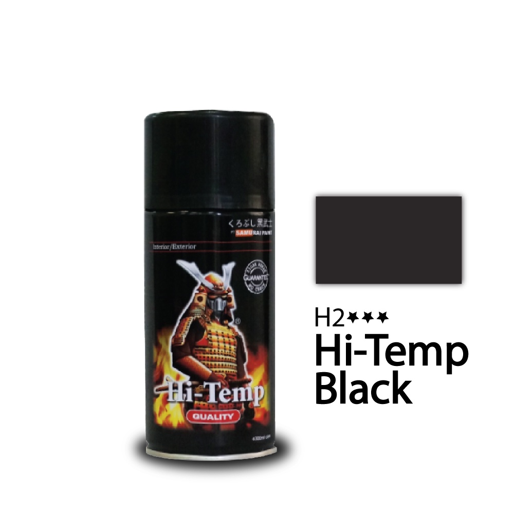 Sơn xịt Samurai Kurobushi - SƠN CHỊU NHIỆT (MÀU ĐEN) H2 (300ml)