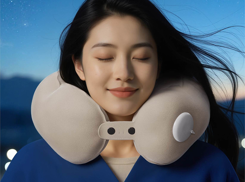 Gối Chữ U Du Lịch, Văn Phòng Bơm Hơi Hình Đám Mây