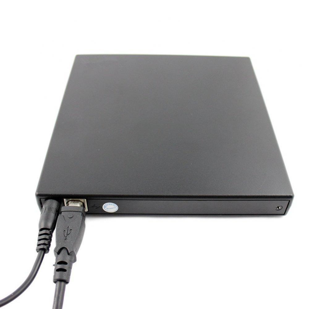 USB 2.0 Compact External CD/Dvd Reader Drive CD Burner Writer for all Windows Laptops, Desktop, Plug and Play for Windows 7,8 XP, Vista,Mac OS 8.6