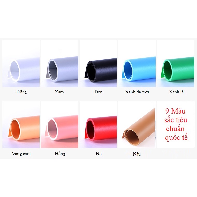 [Mua sỉ] Phông Nền Chụp Sản Phẩm 50x120cm/60x100cm, Phông PVC Mịn Đẹp Hàng Chính Hãng