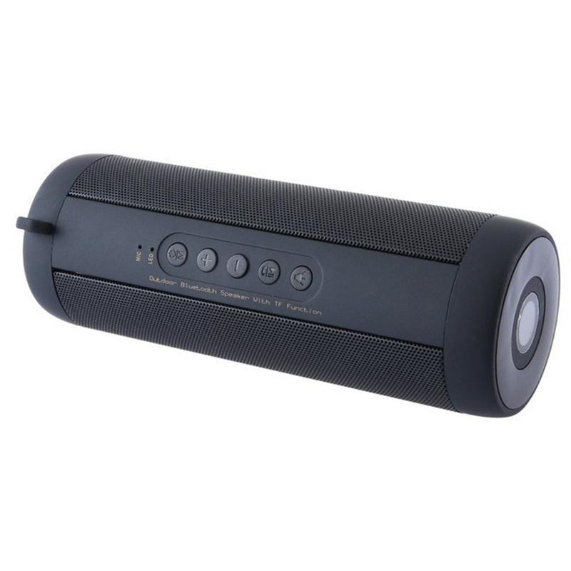 T2 Xe Đạp Loa Bluetooth Thể Thao Ngoài Trời Chống Nước Loa Không Dây Đài FM Âm Thanh Loa Di Động Có Đèn Led Color: green