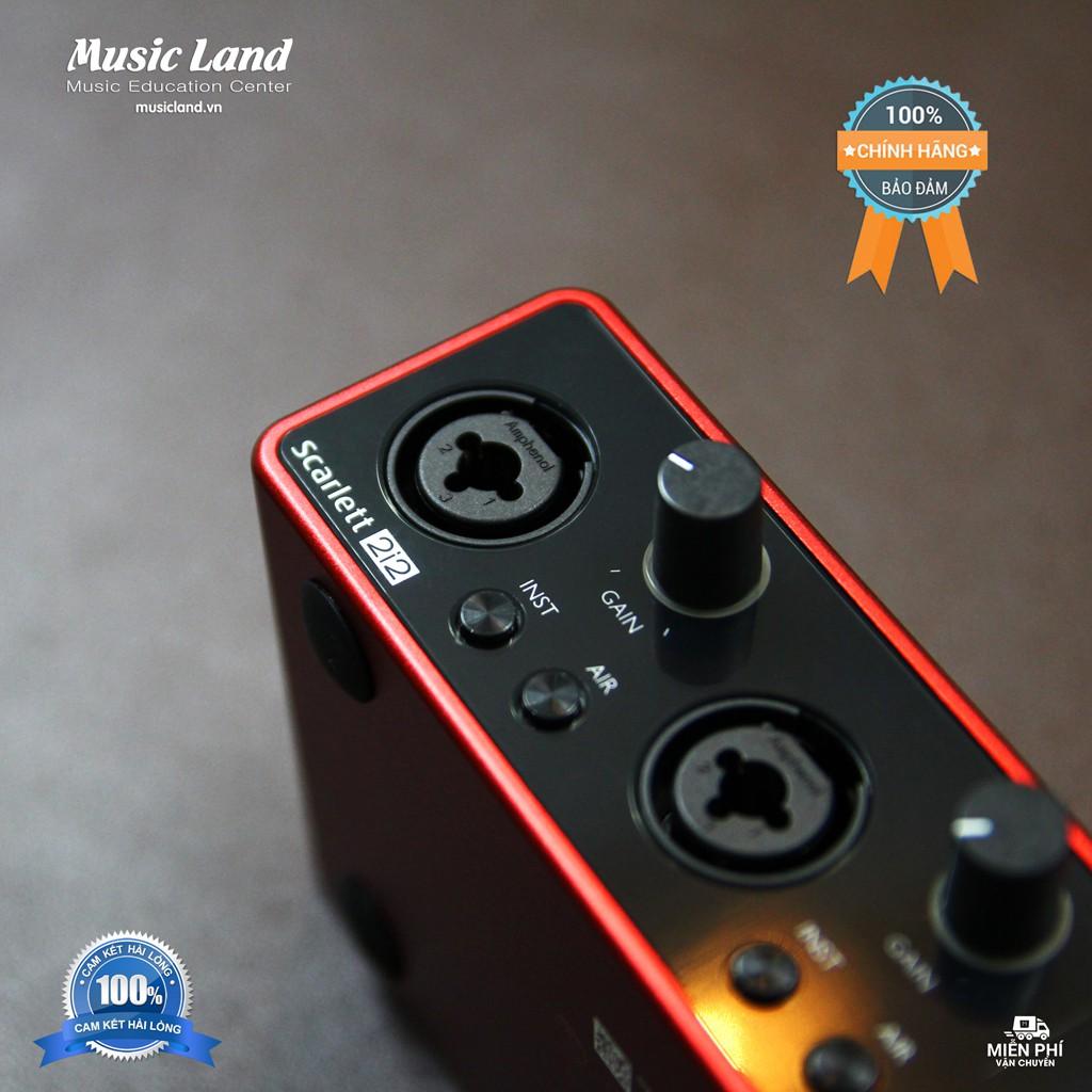 Sound Card Âm Thanh Focusrite Scarlett 2i2 Gen 3 – Hàng Chính Hãng