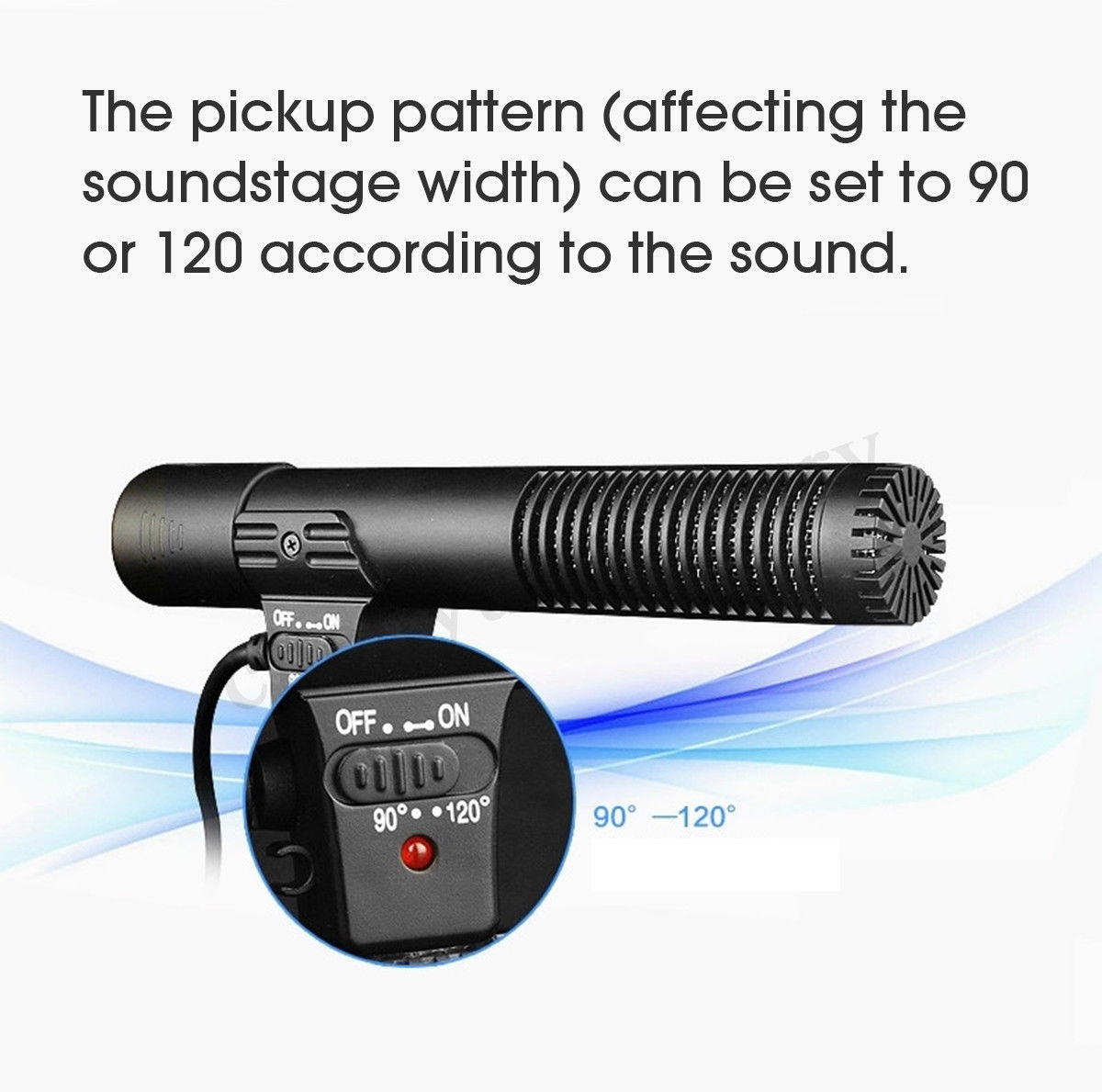 ROGTZ Microphone MIC-01 Dùng Cho Máy Ảnh Canon,Nikon - Hàng Nhập Khẩu