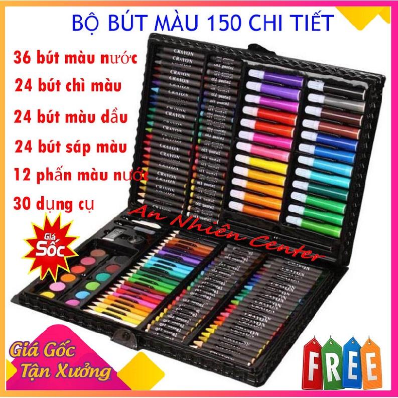 Hộp bút màu 150 chi tiết cho bé yêu thỏa sức sáng tạo, thiết kế gọn gàng thông minh tiện lợi - Yumeshop94