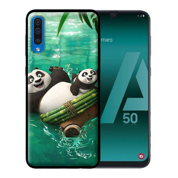 Ốp lưng cho Samsung Galaxy A50  PANDA Bơi - Hàng chính hãng