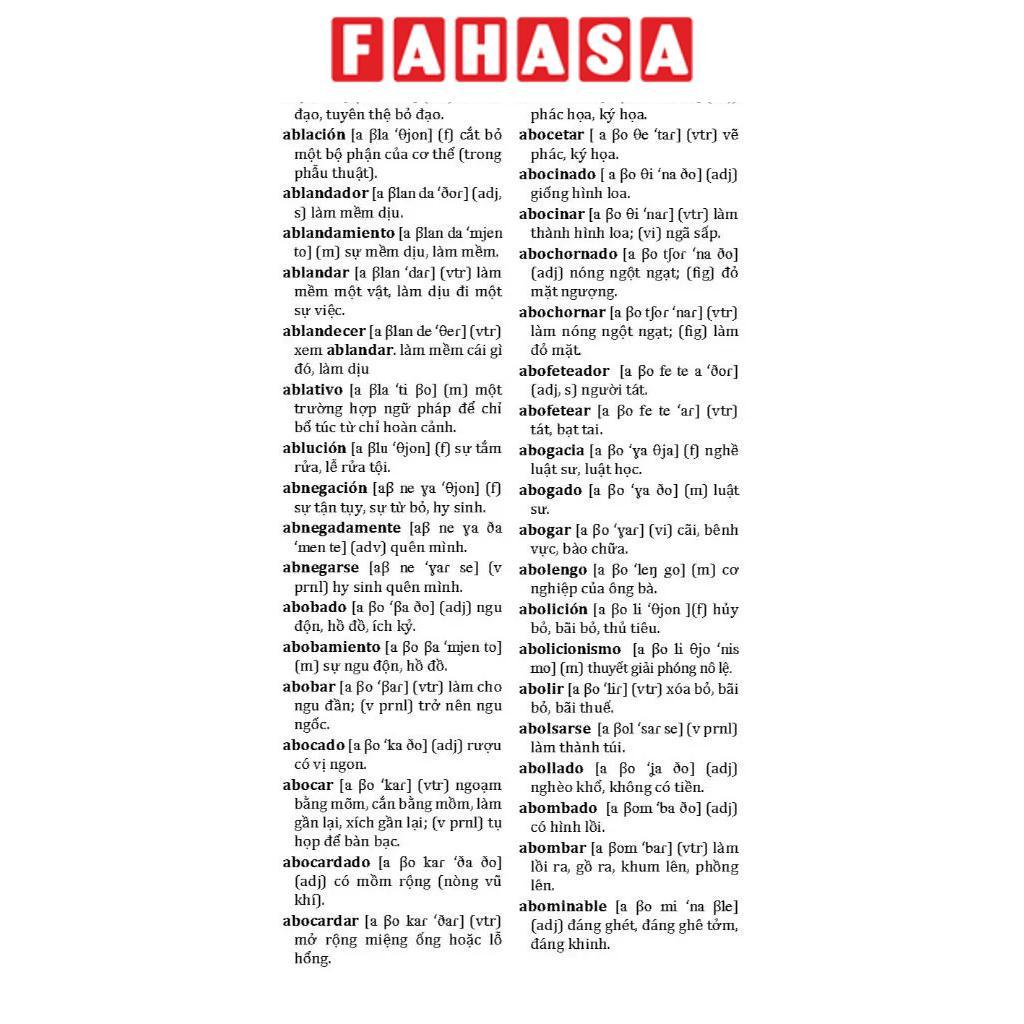 Sách - Từ Điển Tây Ban Nha-Việt - ảnh 9