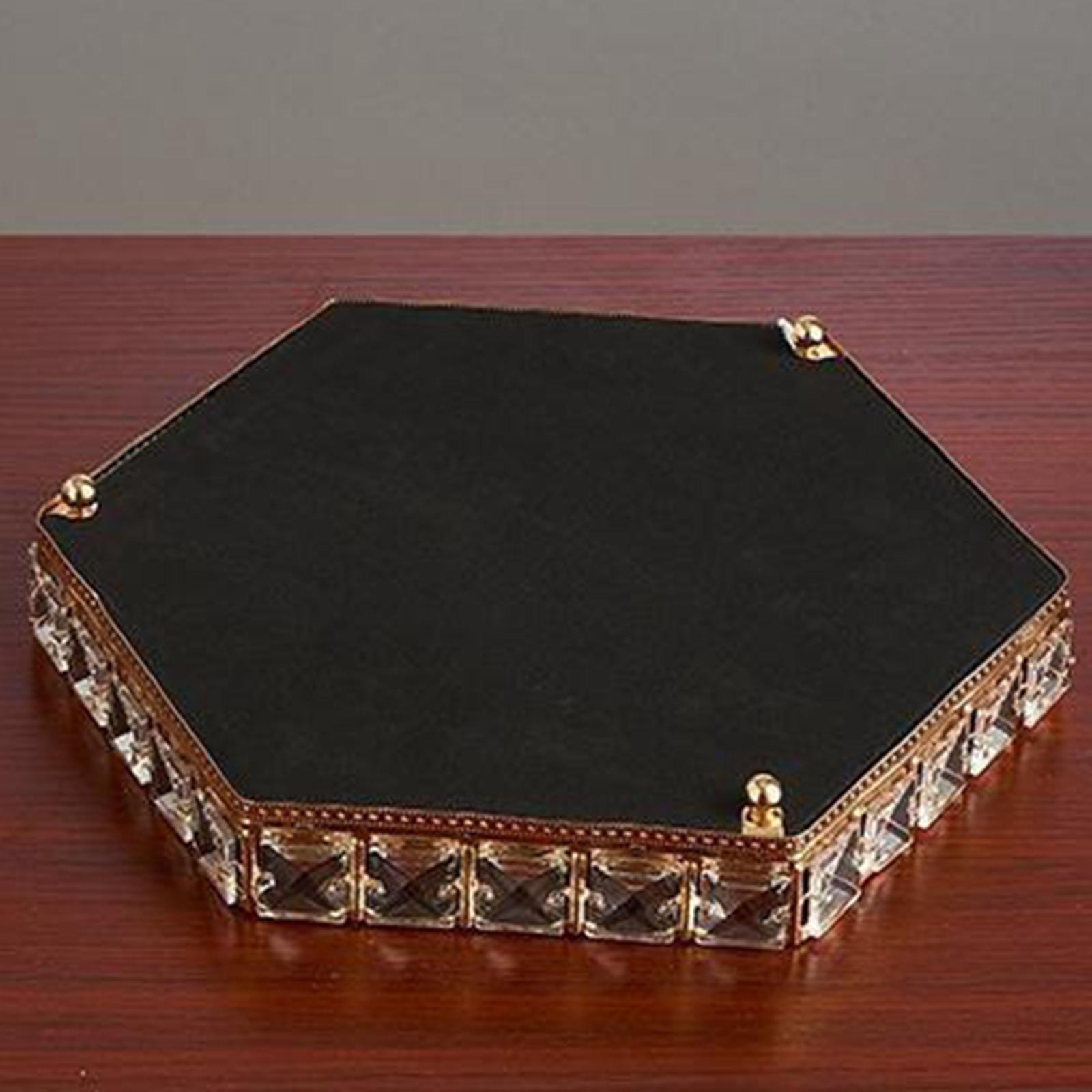 Bathroom Vanity Tray, Decorative Tray, Mirror Tray, Perfume Collection Tray, Candle Tealight Tray, Dresser Organizer 28cm