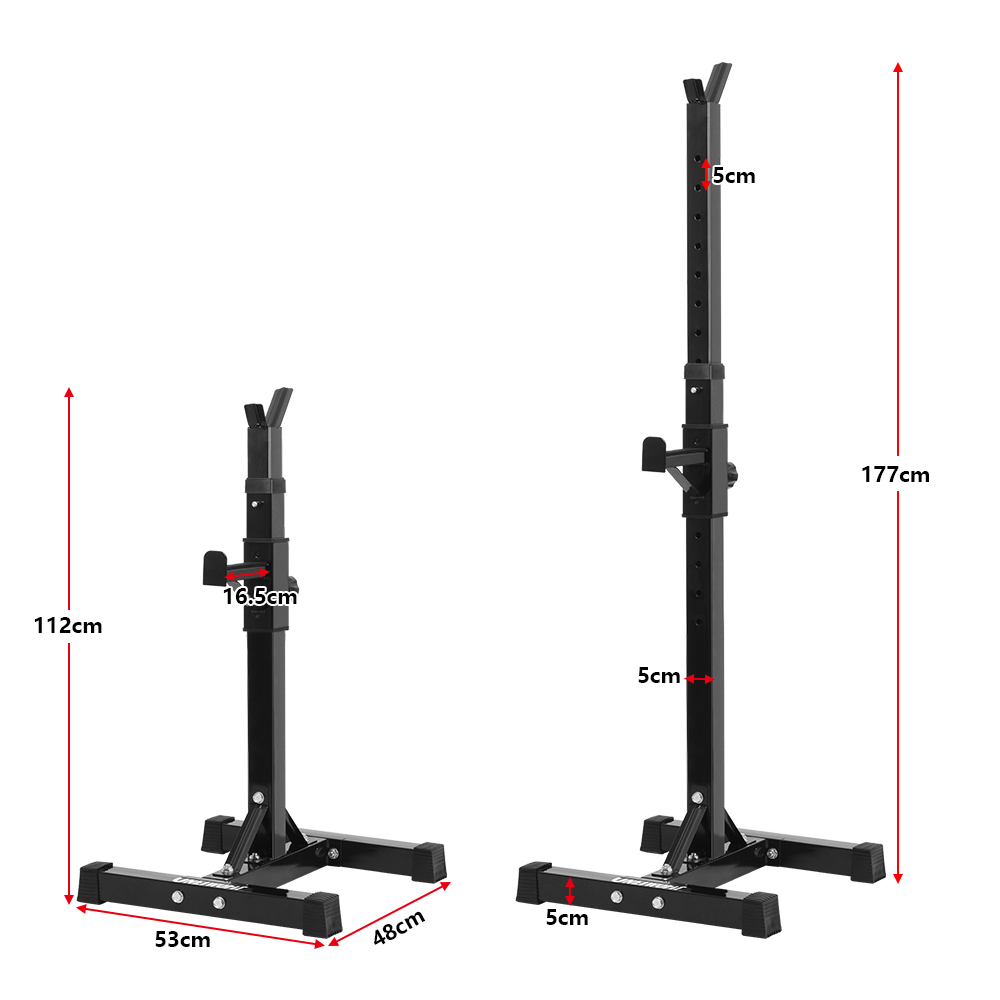 OneTwoFit Giá tập tạ có thể điều chỉnh hộ gia Giá đỡ tạ đa năng điều chỉnh OT262
