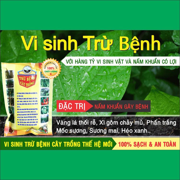 VƯỜN SINH THÁI chăm sóc cây trồng - Vi Sinh trừ Nấm Bệnh, thán thư, rỉ sắt, thối nhũn, đốm đen, héo xanh, phấn trắng, vàng lá, thối rễ - Với hàng tỷ lợi khuẩn đối kháng - 100% Thiên Nhiên