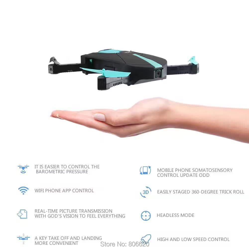 Super Mini HD WiFi Photography Aerial Chụp ảnh có thể gập lại máy bay không người lái đồ chơi không có chế độ đầu