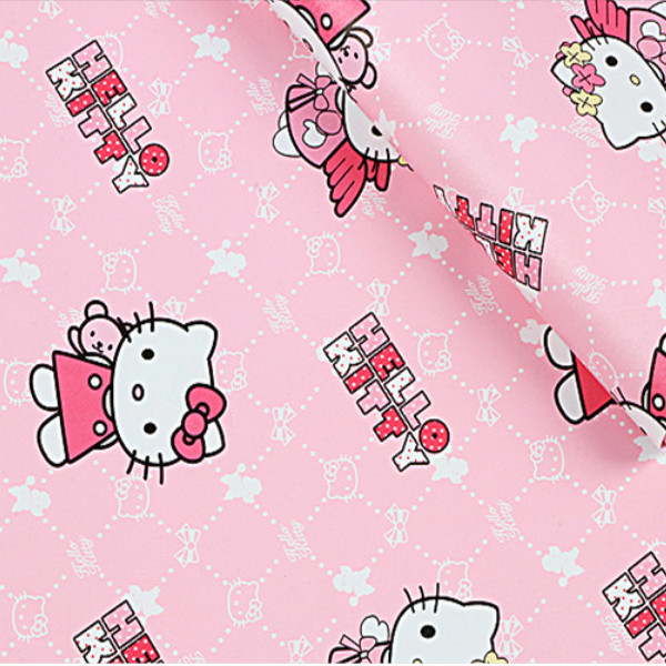 Cuộn 5 Mét Decal Giấy Dán Tường Kitty Thiên Thần