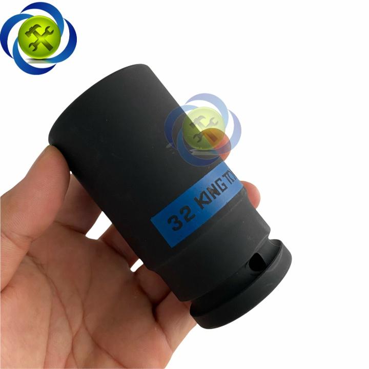 Tuýp 32mm 3/4 Kingtony 643532M loại dài 6 cạnh màu đen